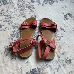 Cute pink sandals. Lightly used, good condition.